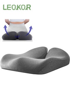 Buy Office Chair Cushion, Memory Foam Seat Cushion for Office Chair Pressure Relief Sciatica and Tailbone Pain Relief for Long Sitting , for Office Chair, Gaming Chair and Car Seat in Saudi Arabia