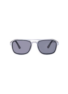 اشتري Polarized PC Grey with Fashion type, Round Shape
48-15-125 mm Size, 0.74MM POLARZIED Lens Material, Black With White Frame Color في الامارات