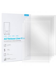 Buy ELEGOO 5PCS ACF Release Liner Film for Saturn 3 Ultra LCD 3D Printer with Less Release Tension, Support 3X Faster Printing, 290 * 195mm, 0.3mm Thickness in UAE