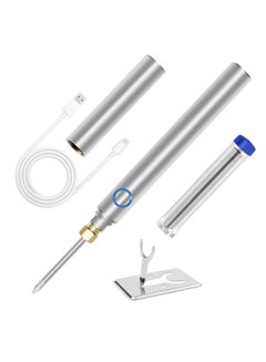 Buy Soldering Iron, 1000mah USB Wireless Electric Soldering Gun Pen, Portable and Rechargeable for Home Appliance Repair, Electronic Components in UAE