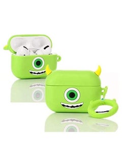 Buy AirPods Case Cute Shape Monster Mike, AirPods 3 Accessories Kits Funny 3D Cute Cartoon Monster Mike Silicone AirPods Cover Case for Apple Airpods 3 with  3D Monster Mike Cute Design Ring Strap. in UAE