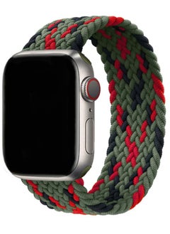 Buy Replacement Strap Nylon Braided Solo Loop Band For Apple Watch Series 1/2/3/4/5/6/7/SE 42/44/45/49mm Size M in UAE