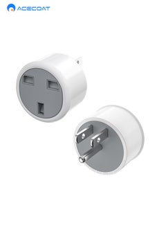 Buy UK to US Plug Adaptor, UK to US Plug Adapter with fuse Grounded UK to USA Travel Adapter, Suitable for UK to US, Mexico, Canada, Thailand, Costa Rica,Dominican Republic Cuba(Type-G to Type-B) in Saudi Arabia