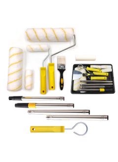 Buy 12-Piece Paint Roller set with 5 Roller Covers, Paint Roller set with Extension Pole for Painting Walls, Ceilings, Doors, Trim in Saudi Arabia