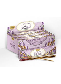 اشتري Palo Santo & Lavender 15g Masala Agarbathi Incense  Pack of 12 في الامارات