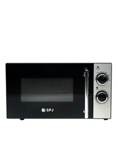 Buy SPJ Microwave Oven 20L, 700W With 6 Power Levels, Child-Safety-Lock, Defrost Function, 30 Minutes Timer, Express Cook, Best for Home & Office, BLACK, MWBLU-20L002 in UAE