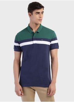 Buy Colour Block Polo in Saudi Arabia