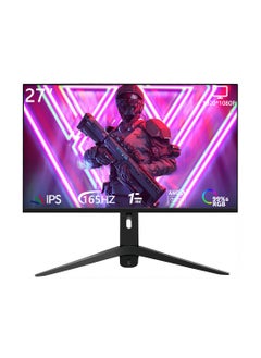 Buy 27 Inch Flat Gaming Monitor 165Hz with LED Backlit,FHD 1920×1080 Computer Monitor 16:9 Wide HDR Display 1ms Response PC Monitor (DP+HDMI+USB+Audio Port)-Black in Saudi Arabia