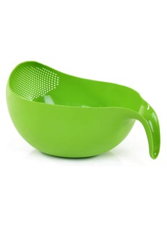 Buy Rice Colander/StrainerMintra Home Rice Colander (Green) - Strainer, Lightweight, for cleaning rice, beans, fruit and vegetables in UAE