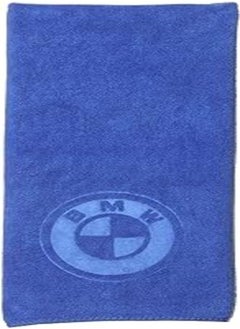 اشتري BMW Car Drying Towel, Free Microfiber Cleaning Cloth, Premium Professional Soft Microfiber Towel, Super Absorbent Detailing Towel for Car/Windows/Screen/Kitchen - Blue في مصر