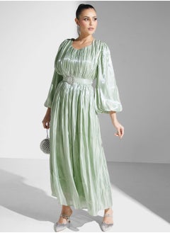 اشتري Belted A-Line Dress في السعودية