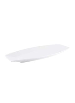 اشتري Ivory Porcelain Boat Rectangular Plate 45 cm في الامارات