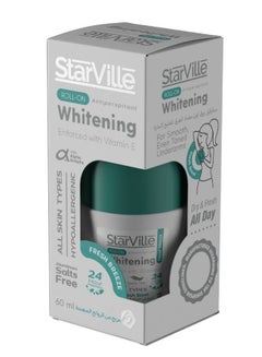 Buy Starville Whitening Roll on Fresh Breeze 60 ml in Saudi Arabia