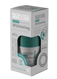 Buy Starville Whitening Roll on Fresh Breeze 60 ml in Saudi Arabia