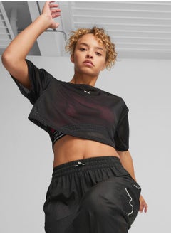 Buy Fit Move Mesh Crop T-Shirt in UAE