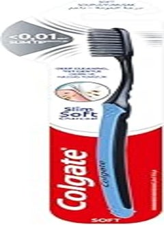 Buy Colgate Slim Soft Charcoal Toothbrush 1 piece in Egypt