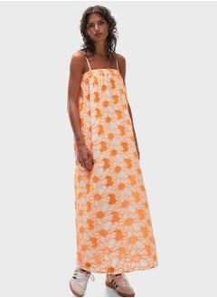 Buy Printed Openwork Dress in UAE