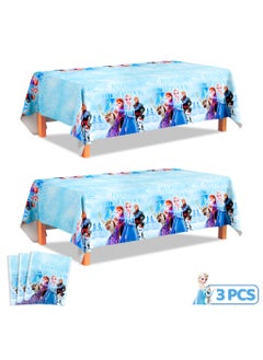 Buy Frozen Tablecloth, 3 Pcs Frozen Table Cloths including Frozen Table Cover & Elsa Table cloth & Frozen Princess Tablecloth for Frozen Party Decorations, Elsa Birthday Party Decorations and More in UAE