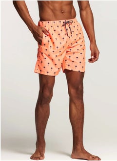 Buy Swimwear Short Shiwi Color Neon Orange in UAE