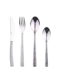 اشتري 24-Piece Lyon Stainless Steel Cutlery Set في الامارات