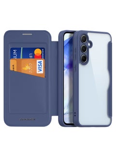 Buy DUX DUCIS Skin X Pro Series Case for Samsung Galaxy A55 5G With Wireless charger - Blue in Egypt