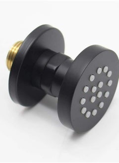 Buy OR  ARJ008 Brass Body Shower Rainfall Shower Body Jets 2 Inch- BLACK in Saudi Arabia