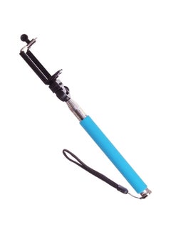 Buy Extendable Bluetooth Selfie Stick With Remote Control For Apple iPhone 5/5C/6 Blue/Black/Silver in Saudi Arabia