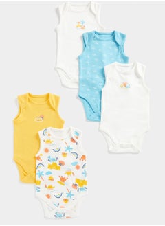 Buy Kids 5 Pack Assorted Bodysuits in UAE