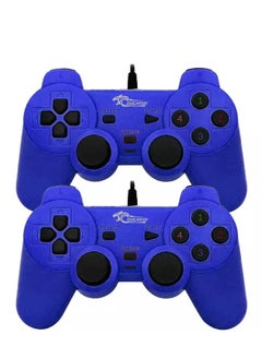 Buy COUGAREGY 2082 USB Dual Gamepad (Blue) in Egypt