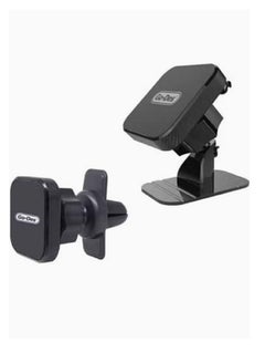Buy Car phone holder 2 in one Magnetic Mount Car Phone holder Universal Magnetic Device Holder Compatible for all Devices in UAE