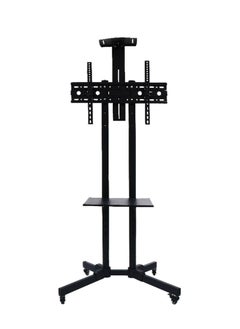 اشتري TV Floor Stand for 32 to 65 inch Flat Panel LED LCD Plasma Screens, Portable Display Height Adjustable Mount في الامارات