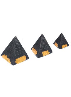 اشتري immatgar pharaonic pyramids Statue ancient Egyptian souvenirs gifts for women and men Home Décor Sculpture Pharaohs art (shape 2 - Golden1 - 8 CM Height) في مصر