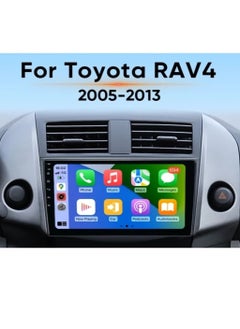 اشتري شاشة Android لـ Rav4 2005 إلى 2013 4 جيجابايت من ذاكرة الوصول العشوائي تدعم Apple Carplay Android Auto Wireless QLED شاشة تعمل باللمس تشتمل على كاميرا AHD تدعم بطاقة SIM تدعم نظام ملاحة بلوتوث غير متص في الامارات