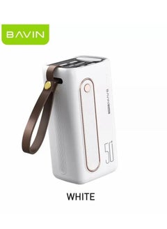 Buy Bavin PC066 Power Bank 50000mAh Large Battery Capacity Power Bank Multiple Input And Output w/ Built-in Flashlight  Full Charge can Last Up To1week  For Tablet Cell Phones Digi Cams And Gaming in Saudi Arabia