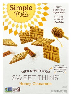 اشتري Seed & Nut Flour Sweet Thins® Honey Cinnamon 4.25 oz (120 g) في الامارات