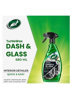 Buy Turtle Wax 17526 Dash and Glass Car Interior Cleaner  680 ml in Saudi Arabia