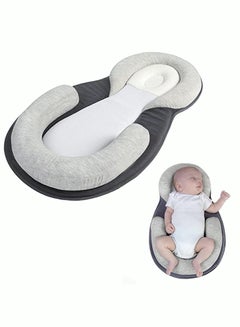 Buy Baby Lounger Pillow Baby Pillows for Sleeping for Newborn Baby Snuggle Nest Sleeper Lounger for Newborn with Soft & Breathable Head Support Pillow for Newborn Prevent Flat Head in UAE
