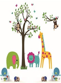 Buy Home Clearance Sale Tree Wall Stickers For Kids Room Decoration Diy Home Decals Animals Mural Art Posters in UAE