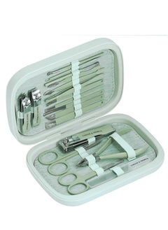 اشتري 18-Piece Manicure Set with Nail Clippers and Care Tools for Men and Women, Perfect Gift for Family and Friends, Includes Pedicure Kit and Nail Care Essentials في الامارات