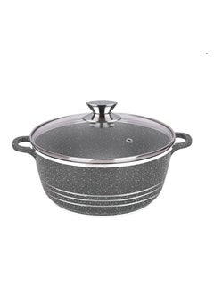 Buy Dessini Granite Casserole Cooking Pot 20Cm- Pfoa Free Oven Safe-Multi Layer Non Stock Coating-Dishwasher Safe in UAE