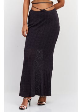 اشتري Women Strappy Maxi Skirts, Dark Grey في الامارات