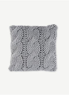 Buy Hitomi Acylic Knttd Cushion Grey 60x60cm in UAE