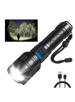 brightest rechargeable flashlight amazon Victoper LED Flashlights, High Powered High Lumens Super Bright Tactical Flashlight, Rechargeable, 5 Modes Zoomable Waterproof Flash Lights for Emergency, Outdoor, Home, Camping, Hiking The LitezAll Handle Flashlight delivers classic styling with modern LED performance BESTSUN Super Brightest Tactical Flashlights