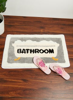 Buy Bathroom Printed Bath Mat in UAE