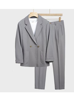 اشتري New Fashionable Casual Men's Suit Set في السعودية