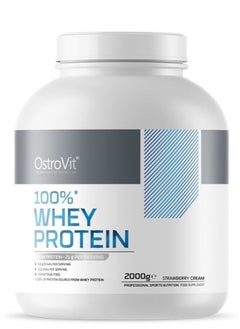 Buy Whey Protein 100% 2 Kg, Strawberry Cream in UAE