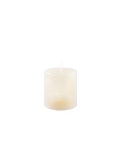 Buy Indulgence Pillar Candle Dia7x8cm Musk Mallow in UAE