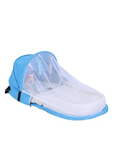 Buy BP9076 - Portable Folding Newborn Baby Travel Crib Carry-on With Mesh Net Nursery Canopy Bed Bag, Infant Sleeper Lounger Bag, Bug Net in UAE
