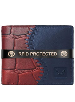 Buy Stylish RFID Protected Genuine Leather Wallet Mens in UAE