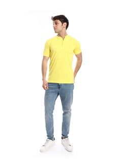 Buy Slip On Comfy T-Shirt Short Sleeves _ Yellow in Egypt